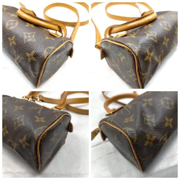 Louis Vuitton LV Hand Bag Mini Speedy Dark Brown Monogram 970-081525 - Picture 6 of 13